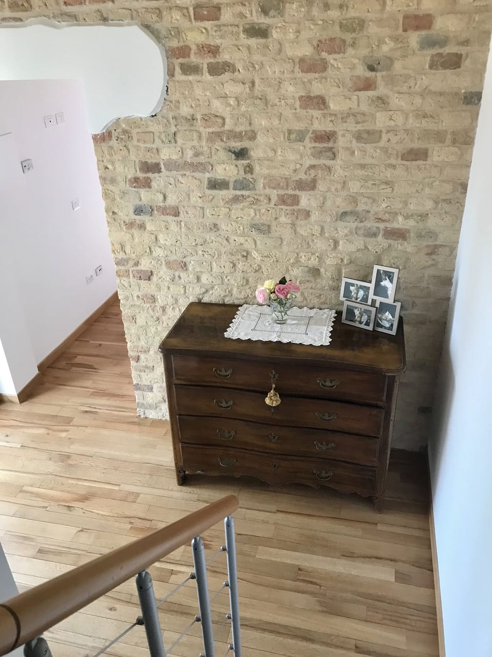 Entrance and stairs to 2nd floor