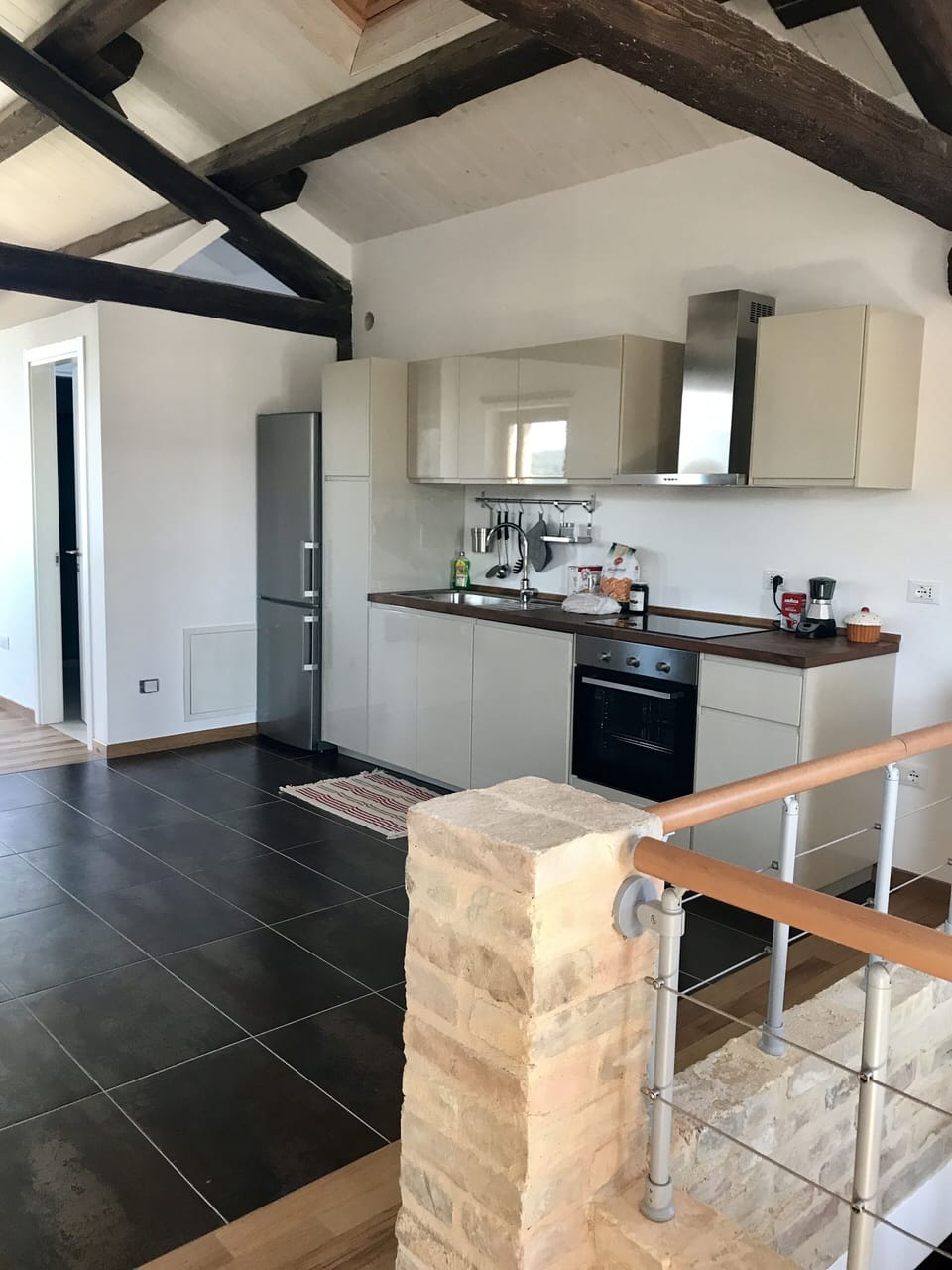 Open space and kitchen on 2nd floor