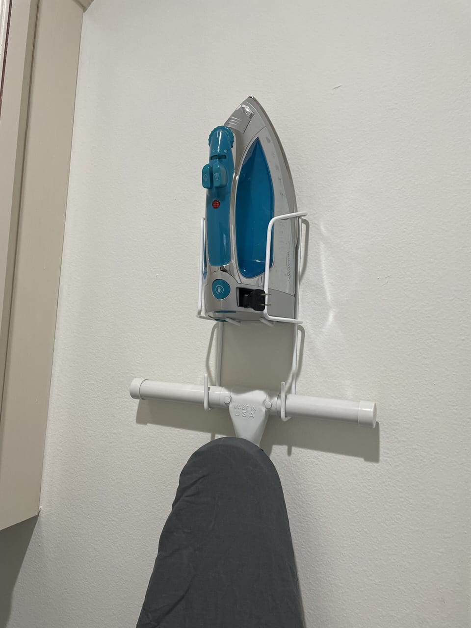 Ironing board and Iron provided