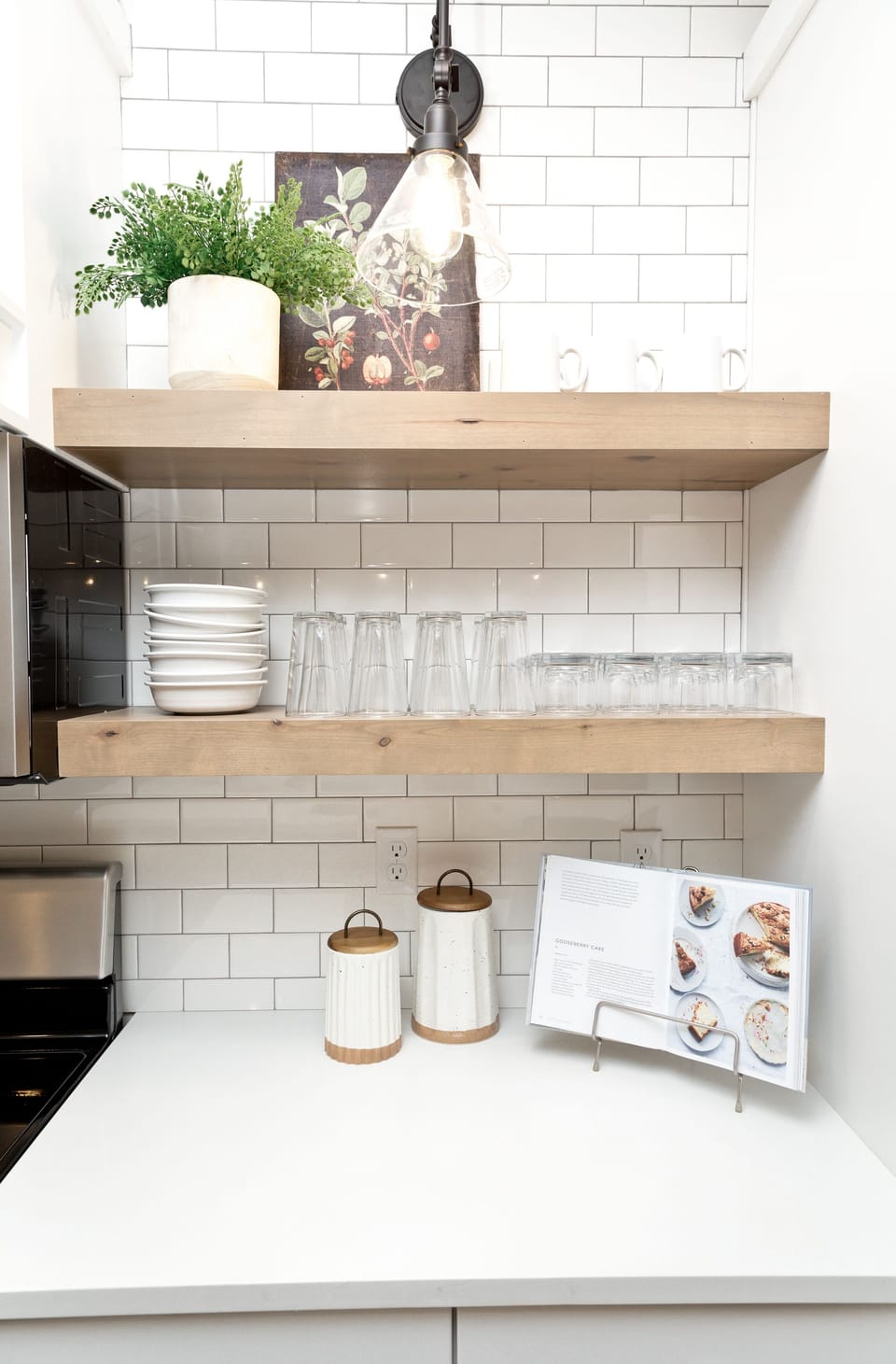 Open shelving