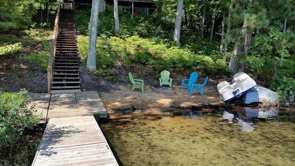 Set around the fire or go for a boat or paddle boat ride!