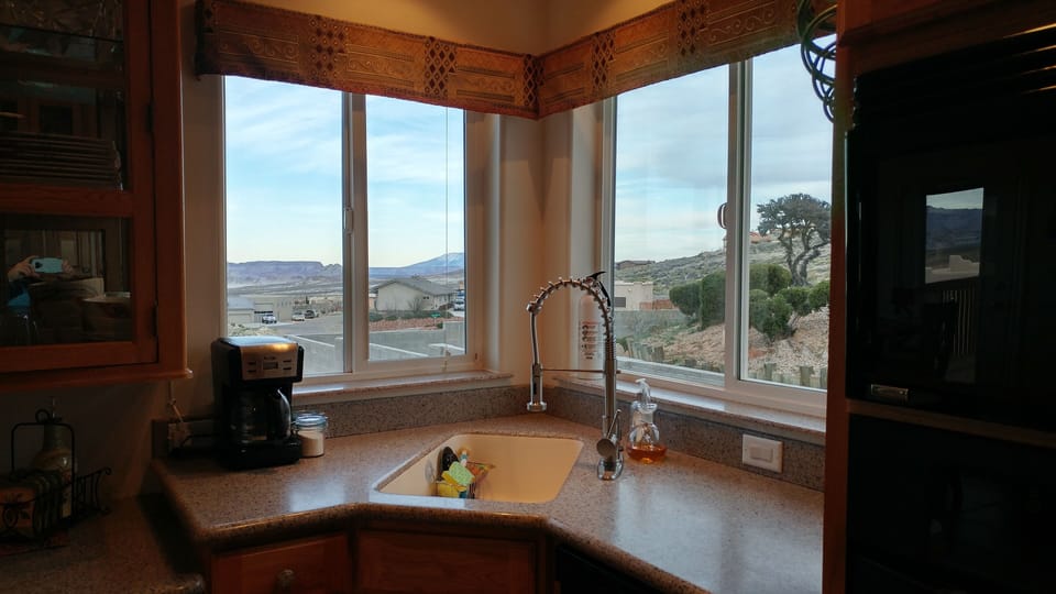 Views from the kitchen sink