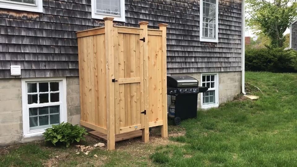 outdoor shower