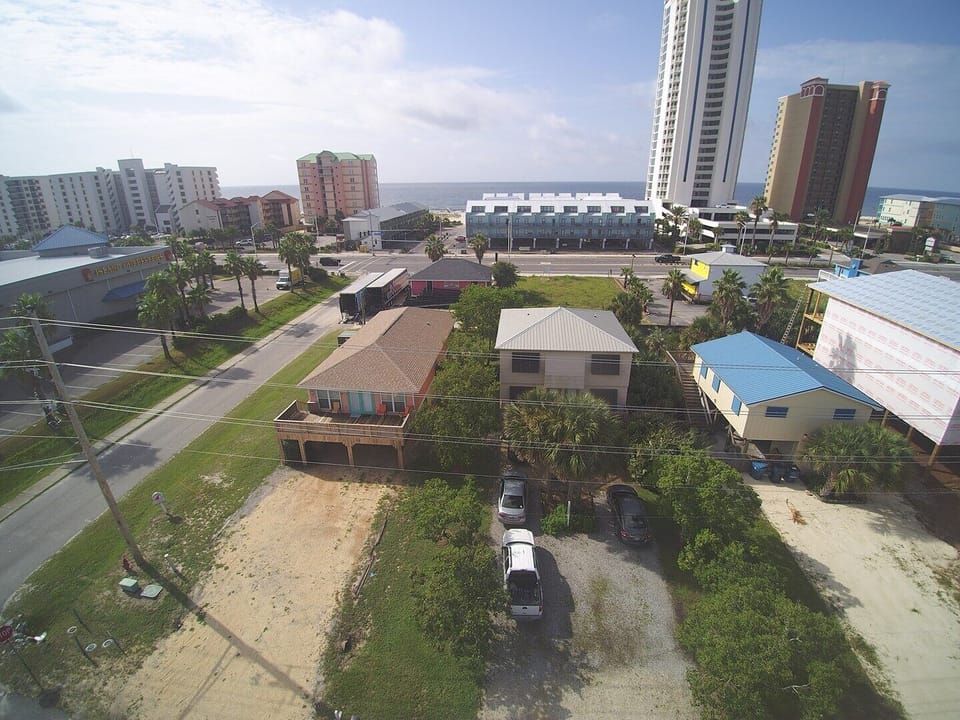 Front View with Gulf in the Backround