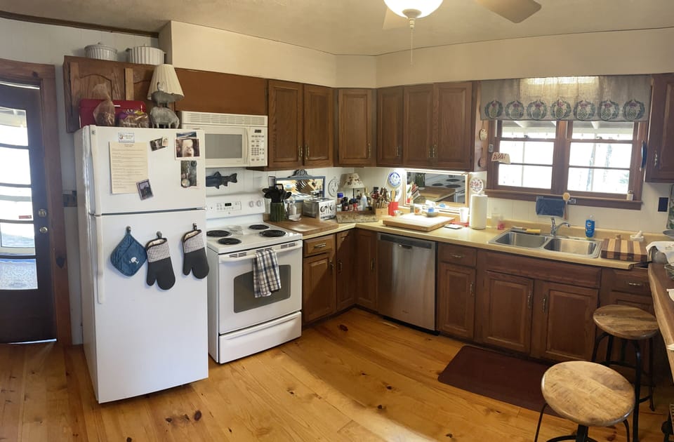 Fully stocked kitchen