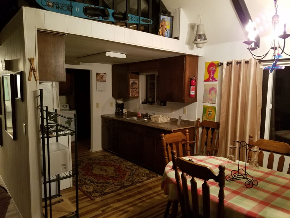 dining and kitchen