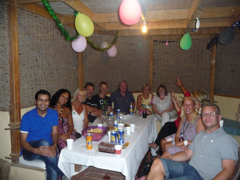Guests & Residents enjoying a rooftop BBQ