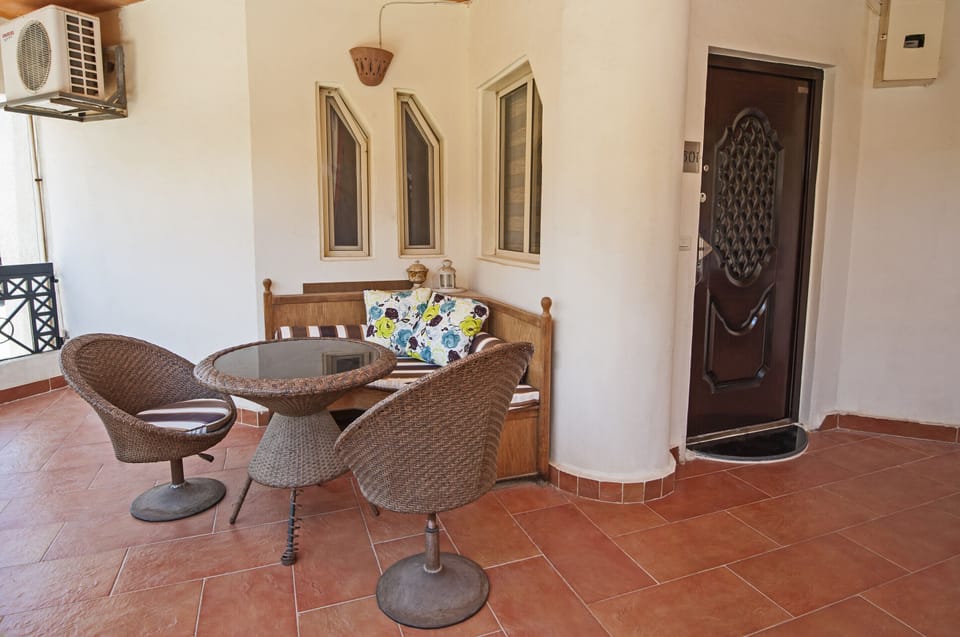 Larger private corner balcony and suntrap