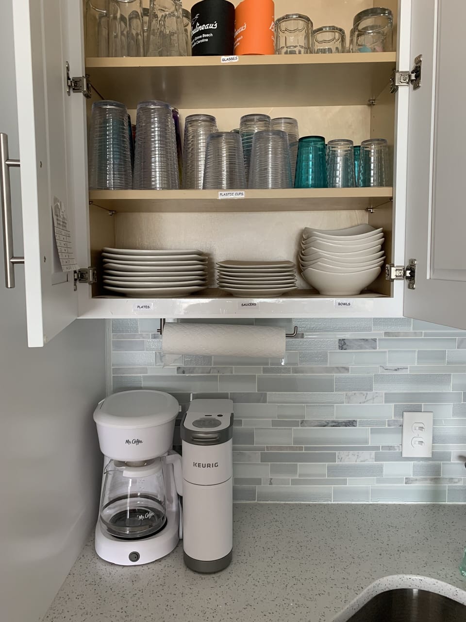 Fully stocked kitchen 