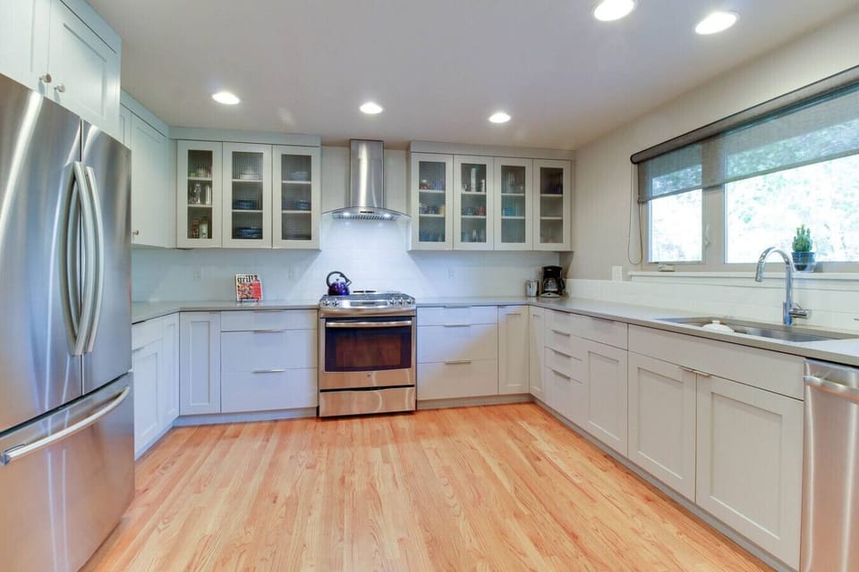 The kitchen was remodeled a few years ago--you'll love the modern touches.
