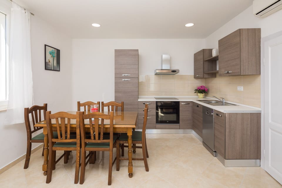 Kitchen and dining area