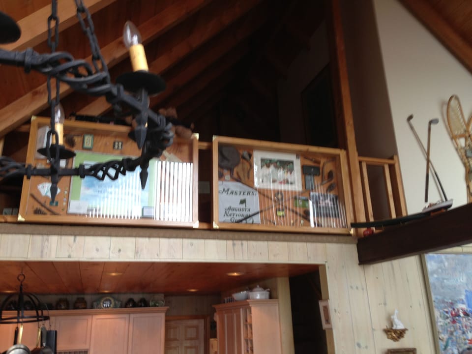 View toward loft from front living room