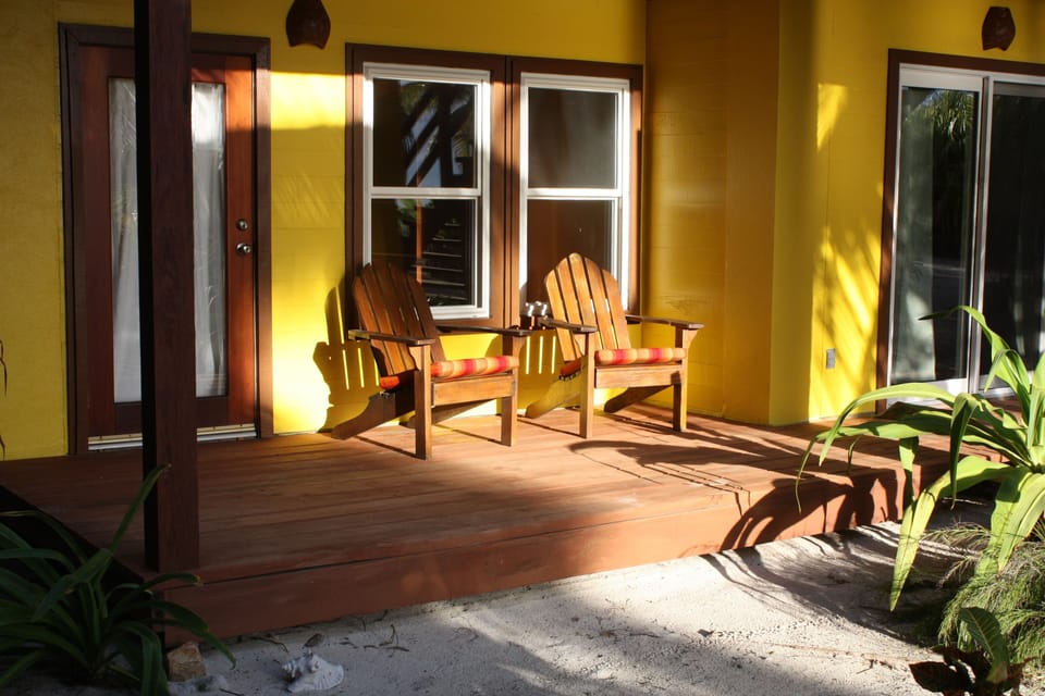 Private outdoor seating