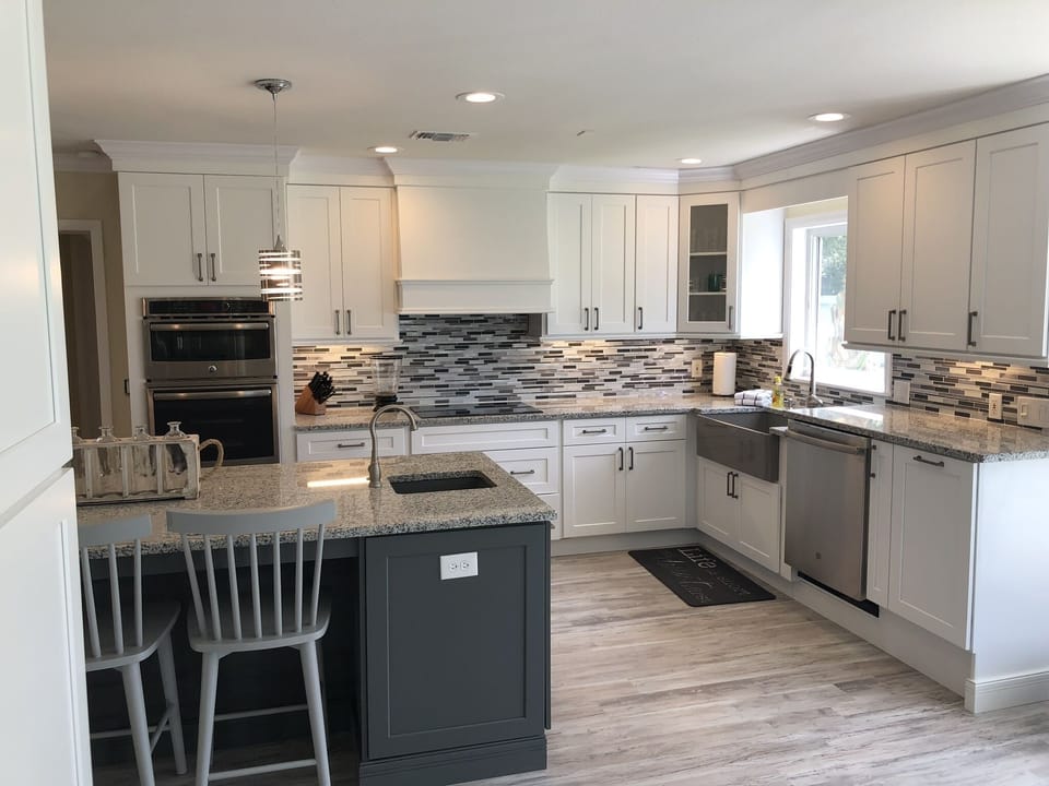 Kitchen has all new appliances, cabinets and sinks.  