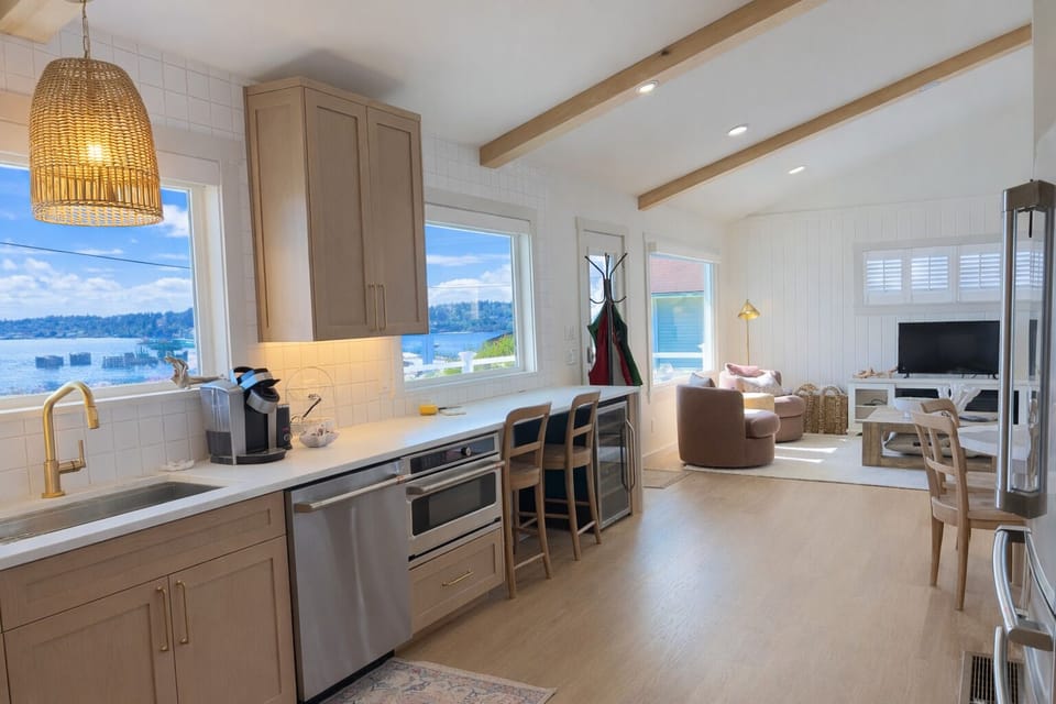 Experience windows all across the front of this  perfect flowing living space