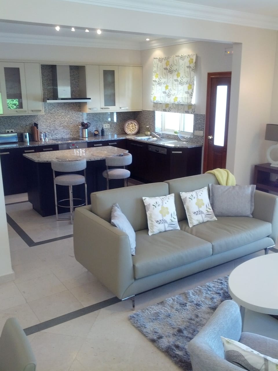 Open Concept Kitchen and Living Room