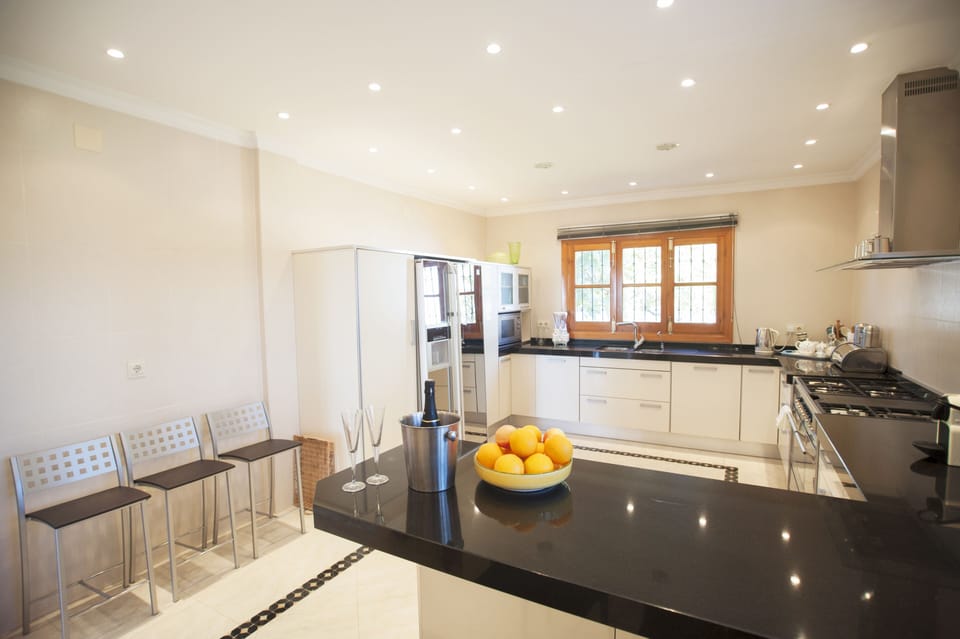 Modern fully equipped kitchen