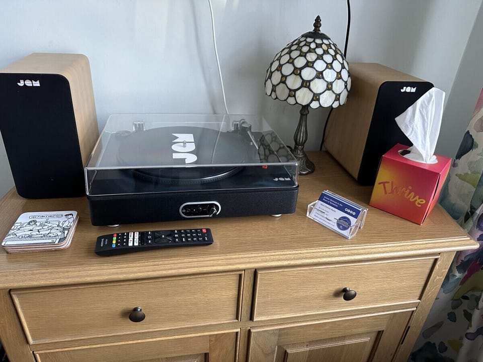 vinyl record player