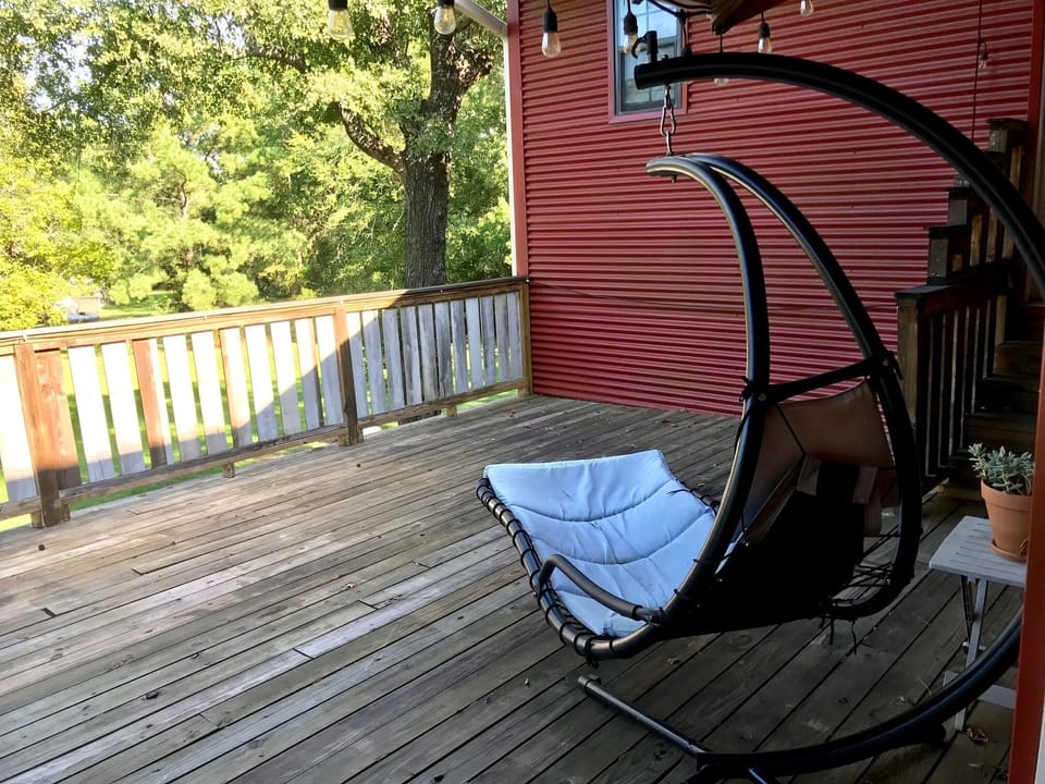 Deck - Overlooks huge back yard.