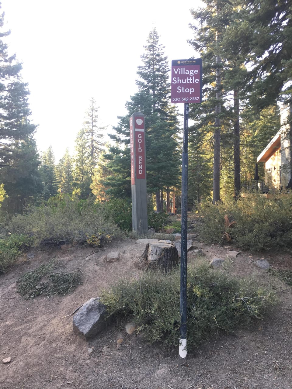 Gold bend shuttle stop