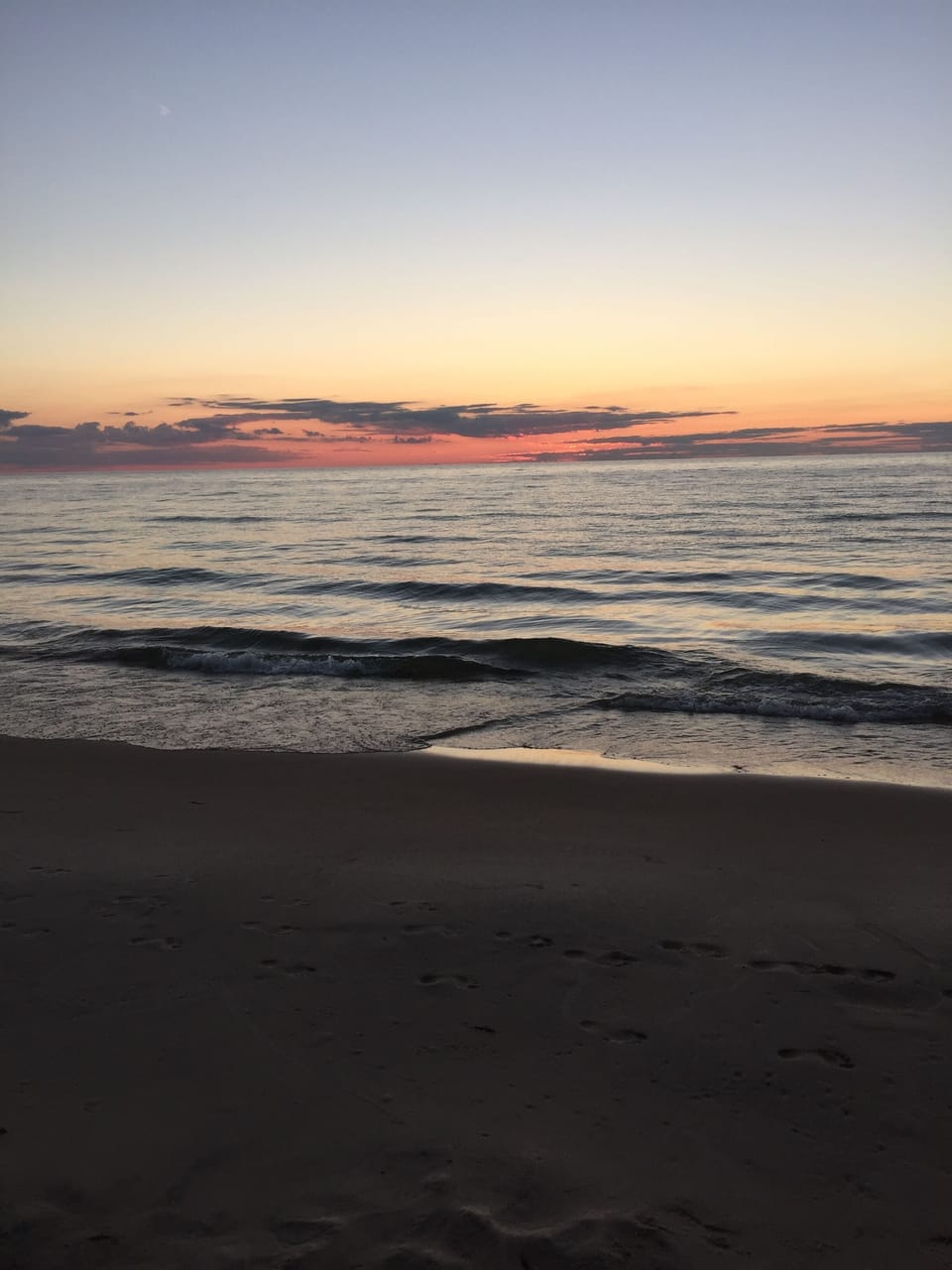 Sunset on Lake Michigan