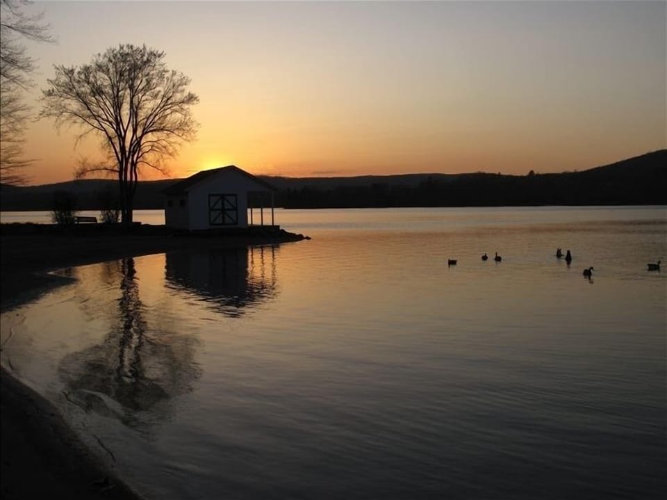 Lovely sunset on the Lake