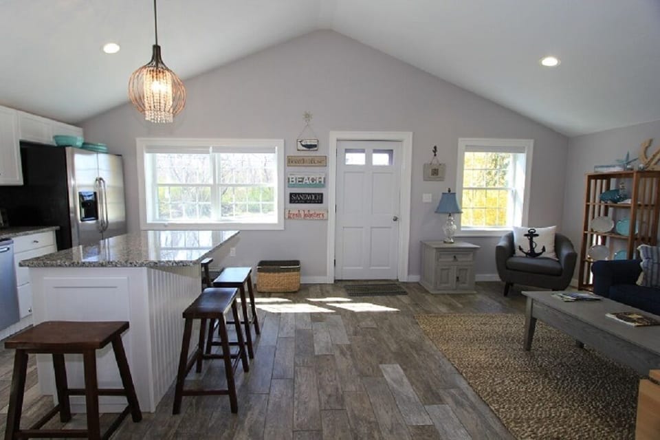 open kitchen and living 