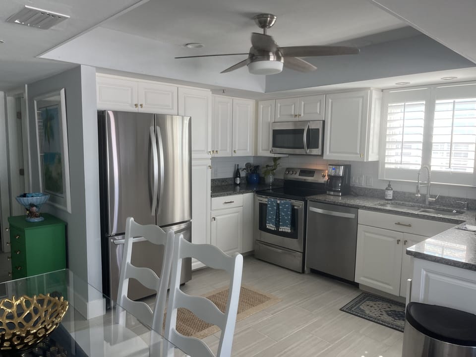well equipped kitchen