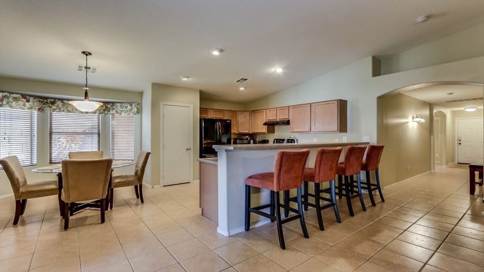 Kitchen with view towards hallway towards front of house