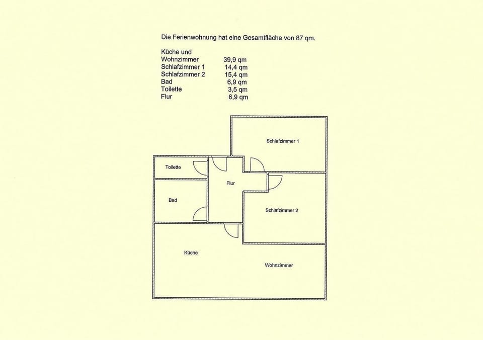 80qm große Ferienwohnung in idyllischer Lage am Waldrand Apartment in Bavaria