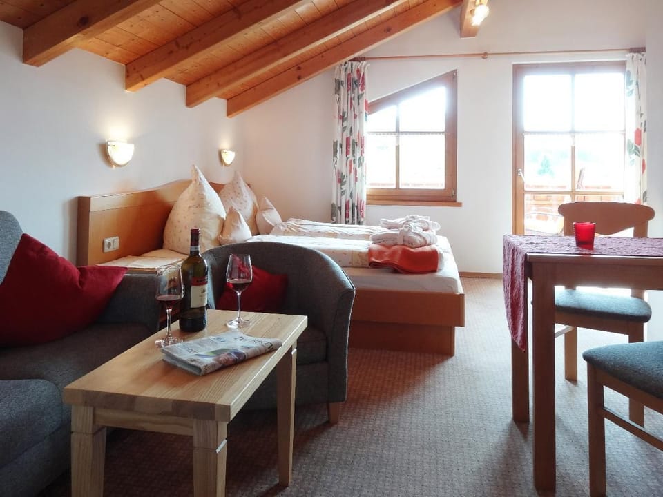 28qm großes Zimmerappartement mit Balkon zum Silberberg Apartment in Bavaria