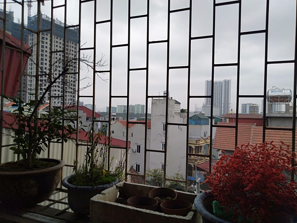 View from the top of my house. :) if you want to smoke, you can do it here. 