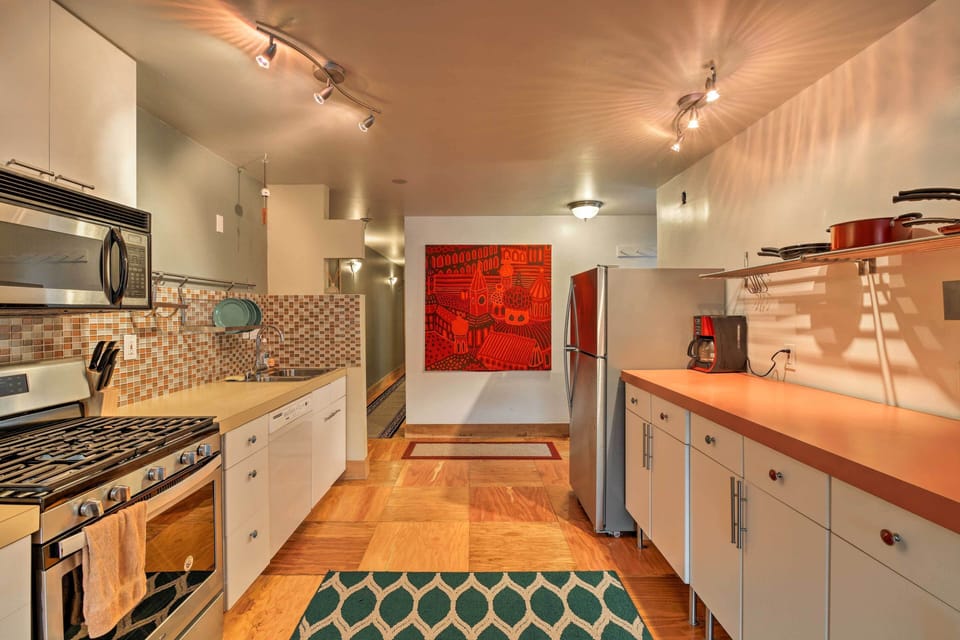 Kitchen | Single-Story Condo | In-Unit Laundry | Self Check-In
