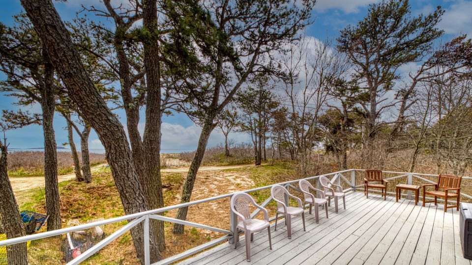 Front deck.