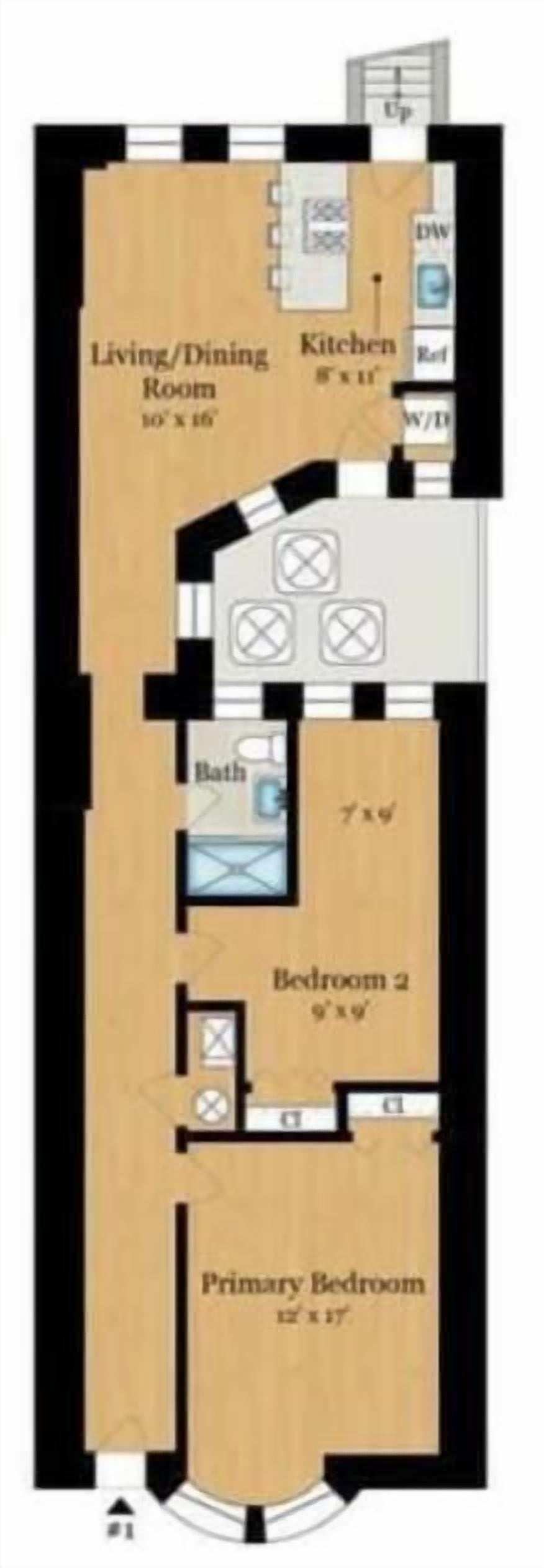Floor plan of unit