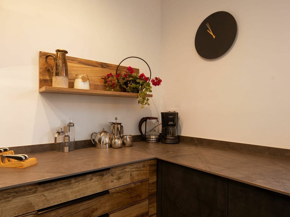 Plant, Countertop, Property, Cabinetry, Wood, Tableware, Flowerpot, Interior Design, Building, Houseplant