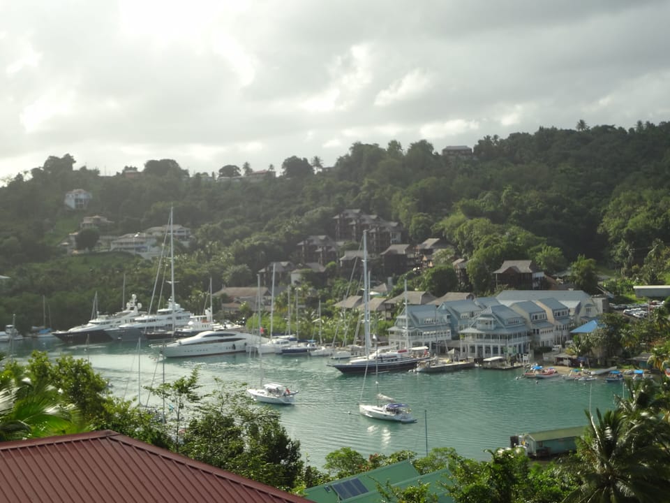 View of the marina