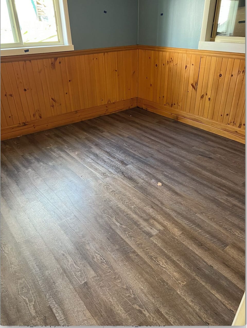 New flooring throughout the cabin