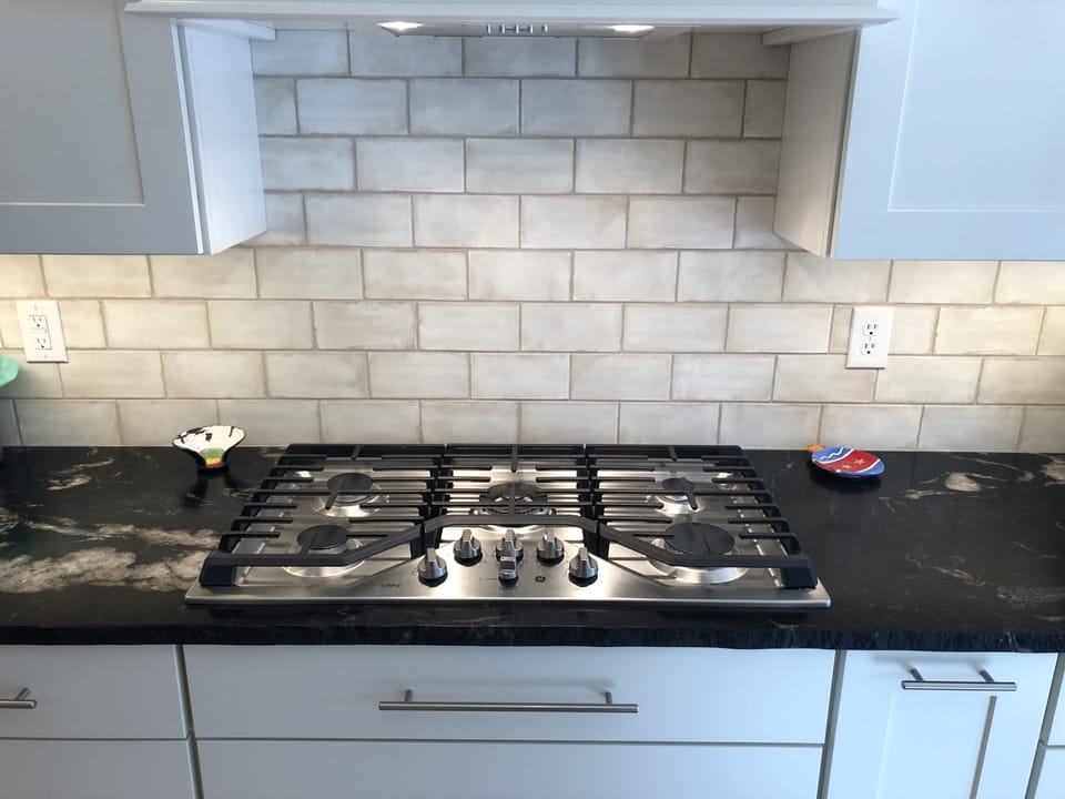 36" Gas Cooktop with Cast Iron griddle