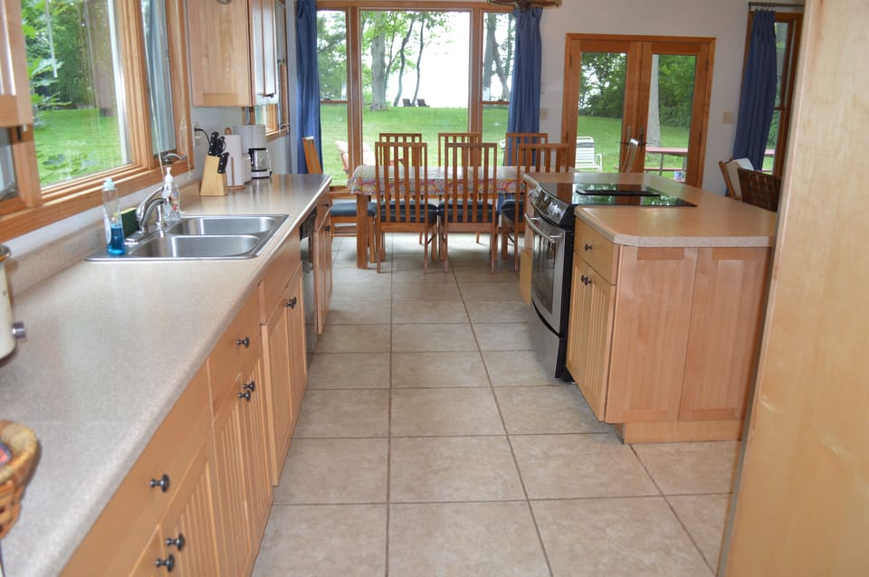 Kitchen of the Lake House