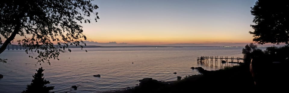 Evening View From The Deck