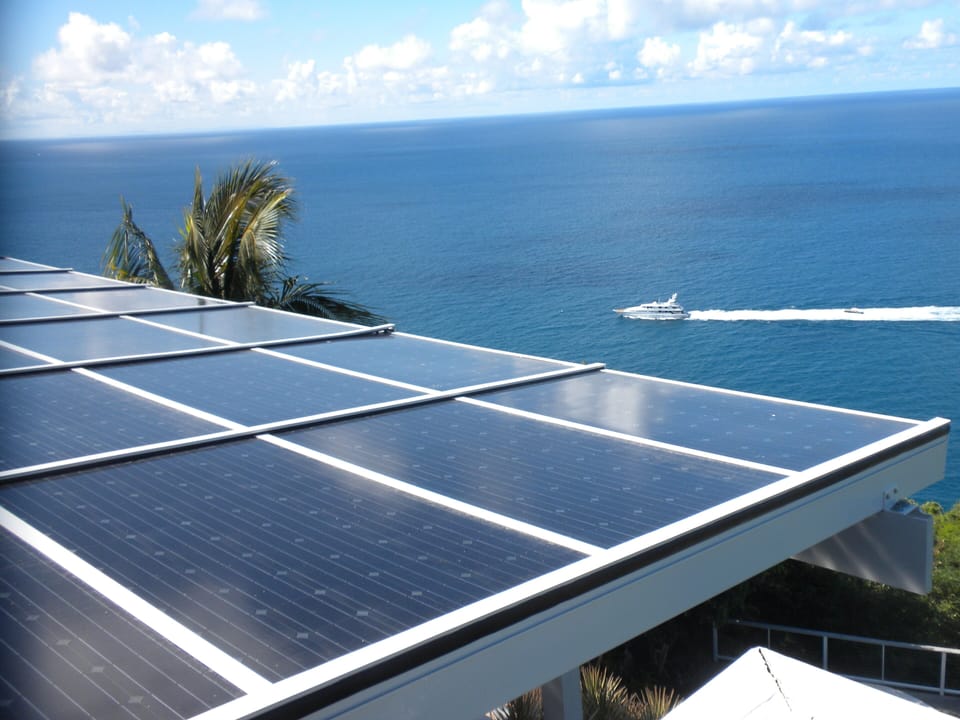 View from Master Bedroom Balcony......
Solar Powered Paradise!