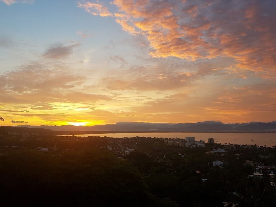 Sunrise from our pool deck