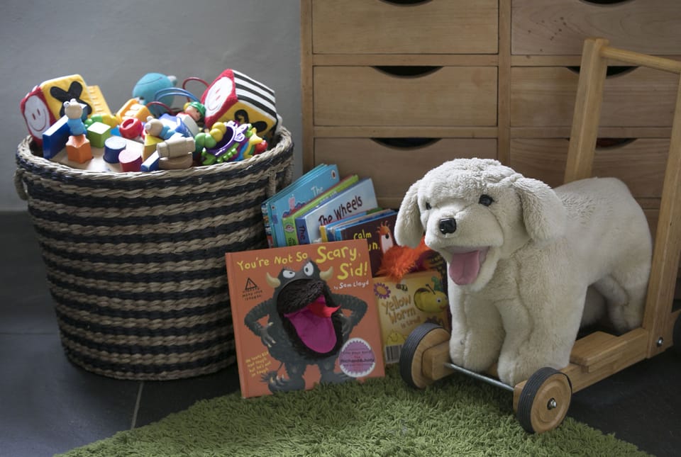 Games, toys and books for children to enjoy