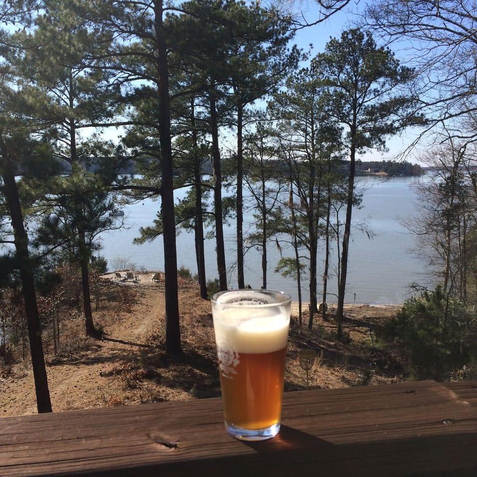 Bring your beverage and relax and enjoy the lake