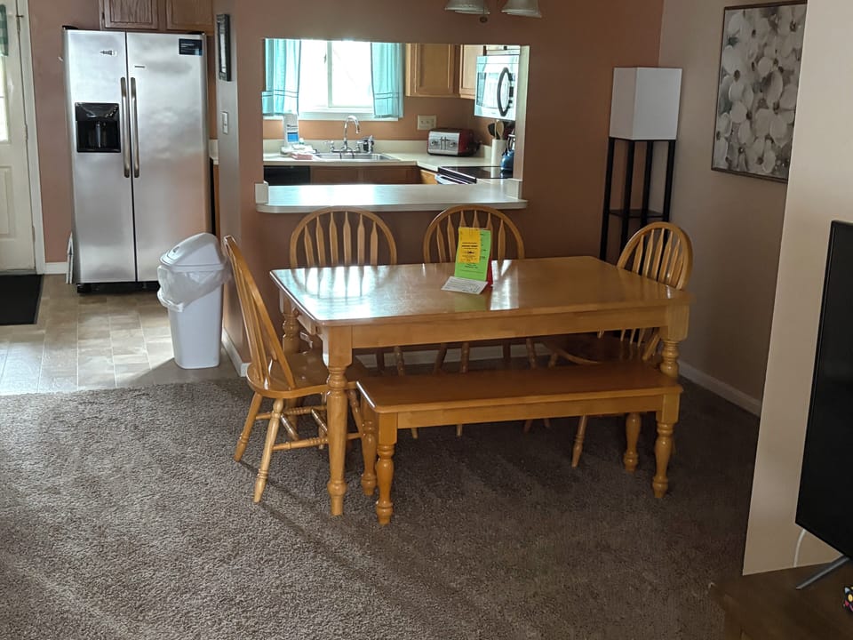 New dining table