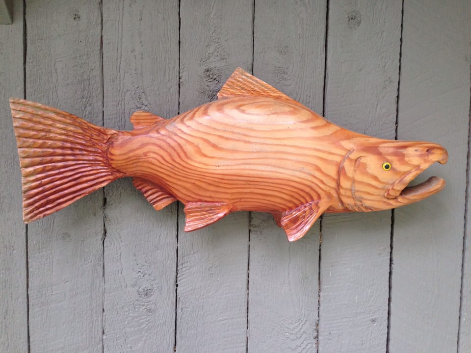 Carved fish 
