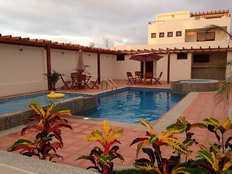 Looking towards villa #6