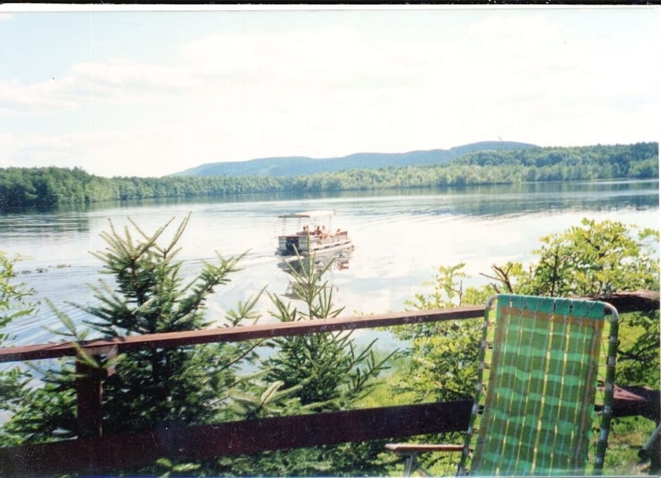 View From the Porch - Water and Mountains