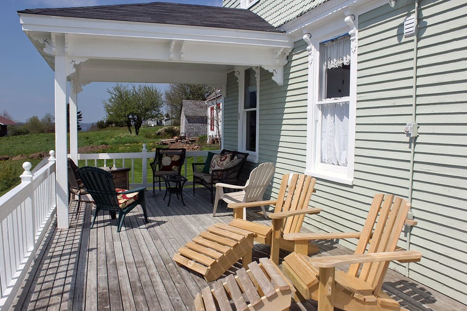 You'll spend lots of time on the deck!
